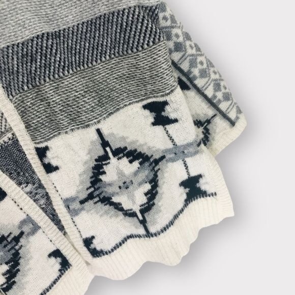 AEROPOSTALE Boho Open Front Knit Southwestern Cardigan Sweater Size XL - Picture 4 of 9